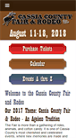 Mobile Screenshot of cassiacountyfair.com